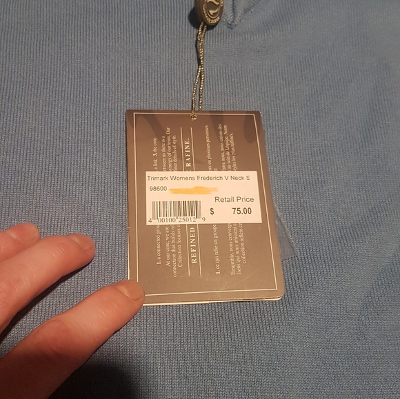 Nexus Apparel Womens V Neck Sweater - Picture 2 of 2